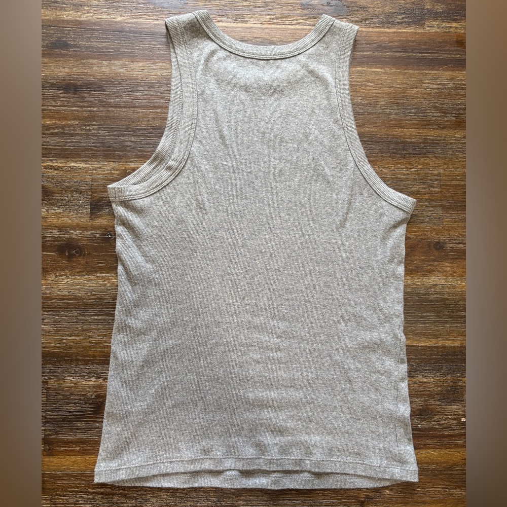 Gray Racerback Tank Top - Picture 3 of 3